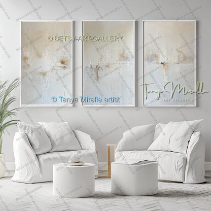 Contemporary Desert Art – Textured Canvas Art for Wall Decor