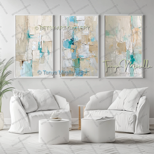 {{ product.title }} canvas artwork by Tanya Mirelle – modern wall decor – original artwork for home, living room, office, or gallery