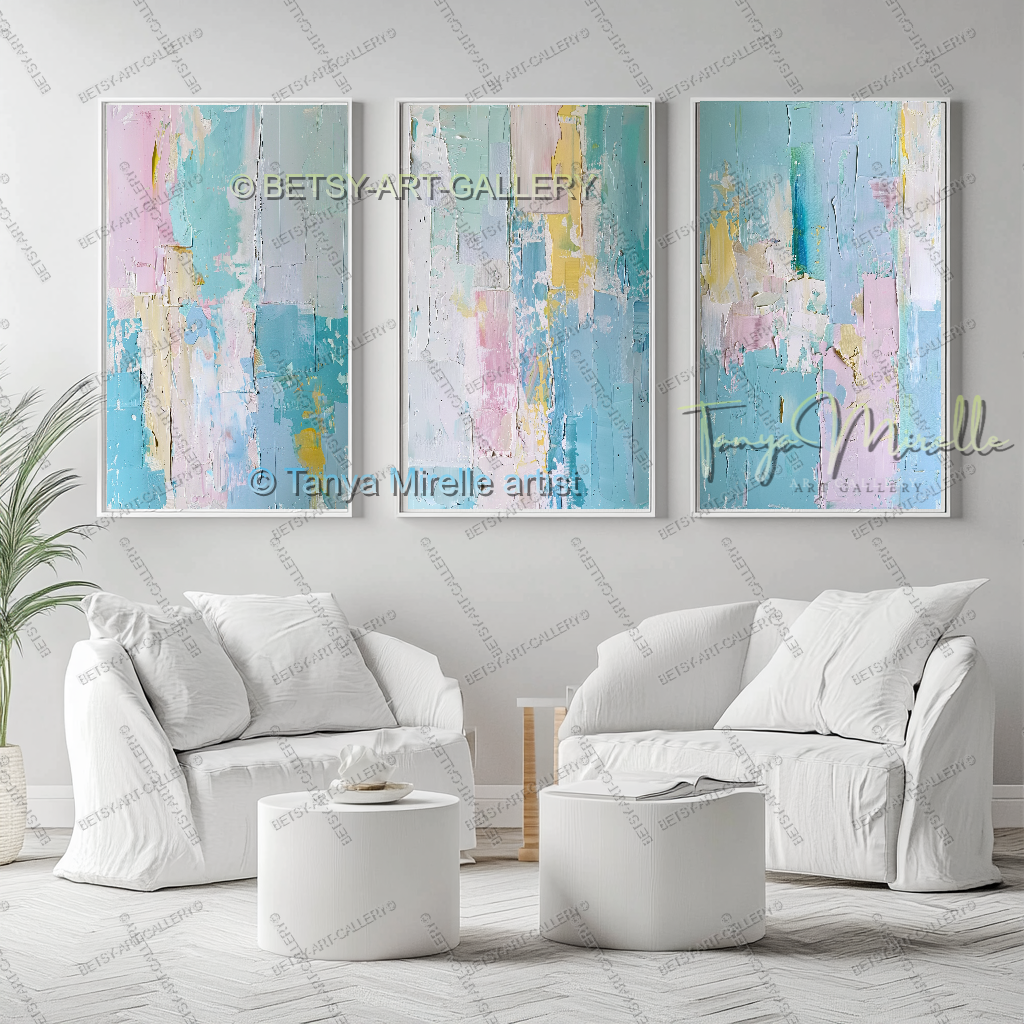 Quiet Expression – Large Impasto Canvas Art for Modern Interiors