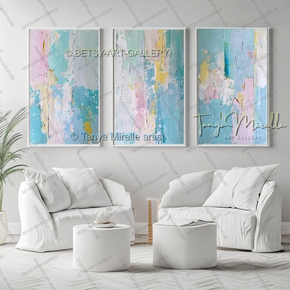 Quiet Expression – Large Impasto Canvas Art for Modern Interiors