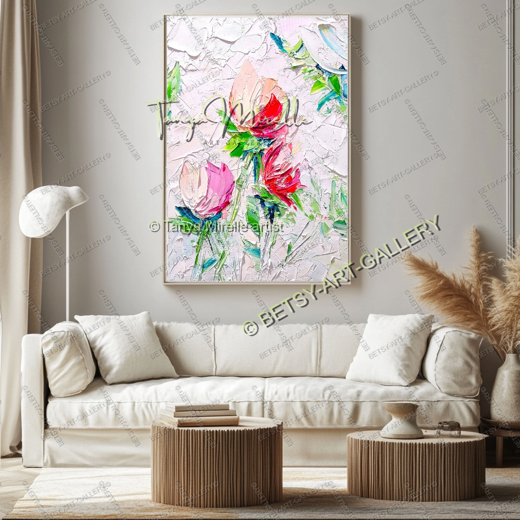 {{ product.title }} canvas artwork by Tanya Mirelle – modern wall decor – original artwork for home, living room, office, or gallery