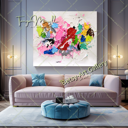 {{ product.title }} canvas artwork by Tanya Mirelle – modern wall decor – original artwork for home, living room, office, or gallery