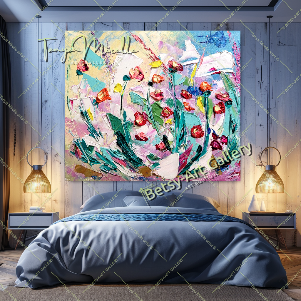 {{ product.title }} canvas artwork by Tanya Mirelle – modern wall decor – original artwork for home, living room, office, or gallery