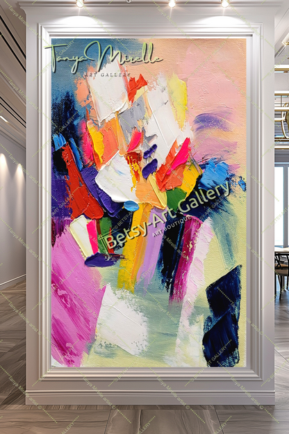 {{ product.title }} canvas artwork by Tanya Mirelle – modern wall decor – original artwork for home, living room, office, or gallery