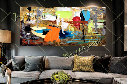 {{ product.title }} canvas artwork by Tanya Mirelle – modern wall decor – original artwork for home, living room, office, or gallery