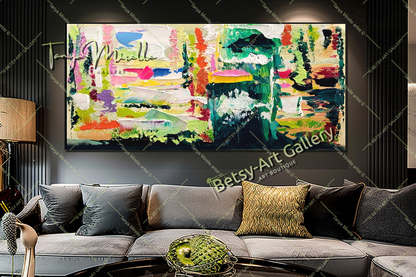 {{ product.title }} canvas artwork by Tanya Mirelle – modern wall decor – original artwork for home, living room, office, or gallery