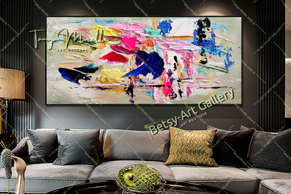 {{ product.title }} canvas artwork by Tanya Mirelle – modern wall decor – original artwork for home, living room, office, or gallery