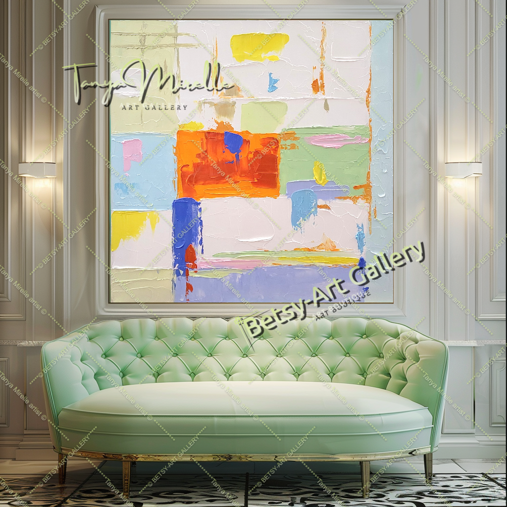 {{ product.title }} canvas artwork by Tanya Mirelle – modern wall decor – original artwork for home, living room, office, or gallery