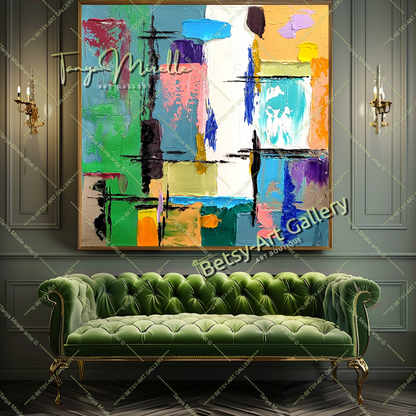 {{ product.title }} canvas artwork by Tanya Mirelle – modern wall decor – original artwork for home, living room, office, or gallery