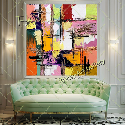 {{ product.title }} canvas artwork by Tanya Mirelle – modern wall decor – original artwork for home, living room, office, or gallery
