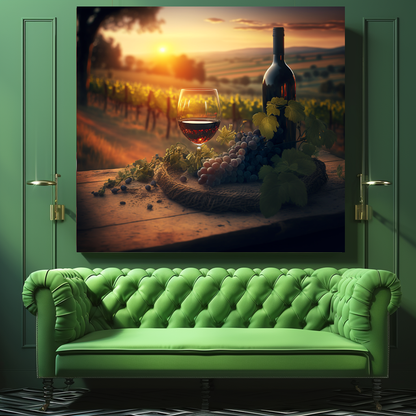Modern Still Life Artwork, Café Dining Wall Art