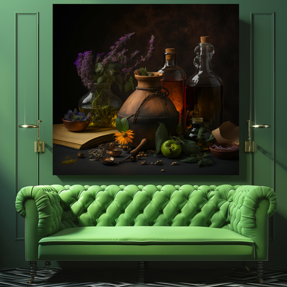 Modern Still Life Artwork, Café Dining Wall Art
