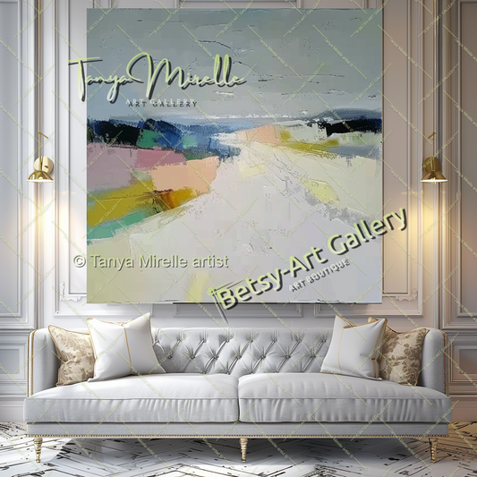 {{ product.title }} canvas artwork by Tanya Mirelle – modern wall decor – original artwork for home, living room, office, or gallery