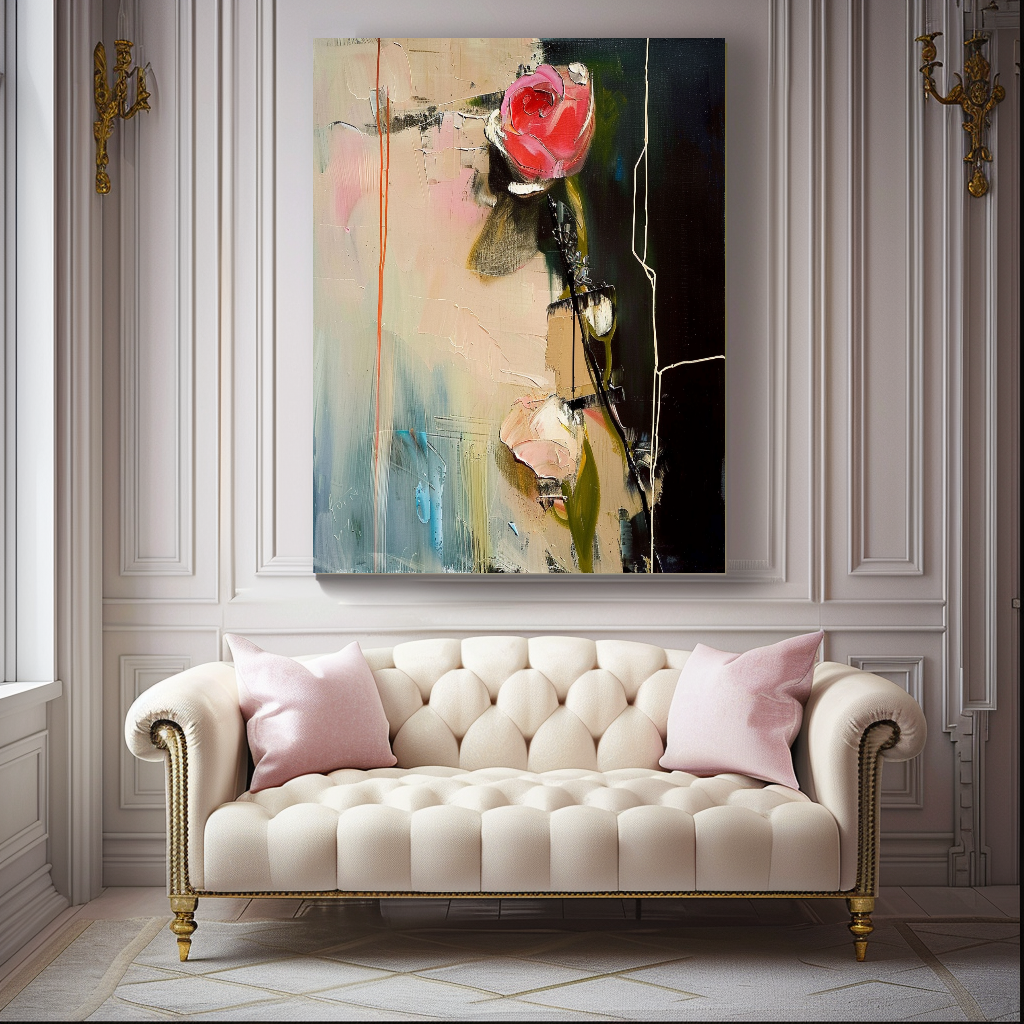 {{ product.title }} canvas artwork by Tanya Mirelle – modern wall decor – original artwork for home, living room, office, or gallery