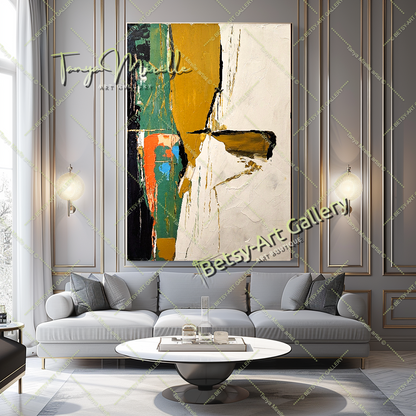 {{ product.title }} canvas artwork by Tanya Mirelle – modern wall decor – original artwork for home, living room, office, or gallery