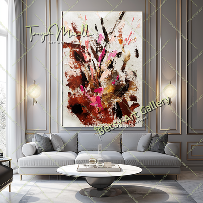 {{ product.title }} canvas artwork by Tanya Mirelle – modern wall decor – original artwork for home, living room, office, or gallery