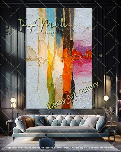 Contemporary Colorful Abstract Wall Art