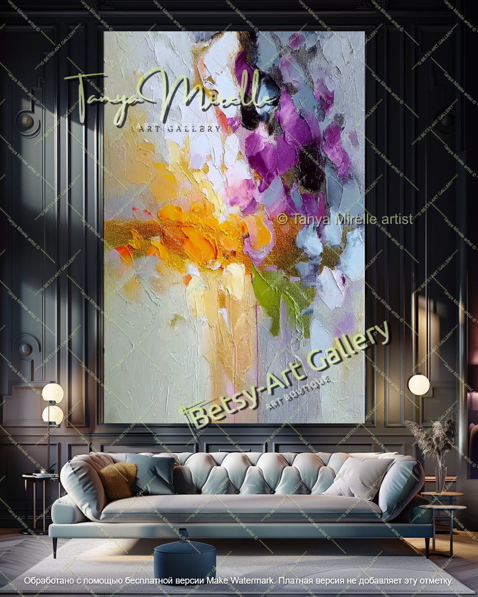 Contemporary Colorful Abstract Wall Art