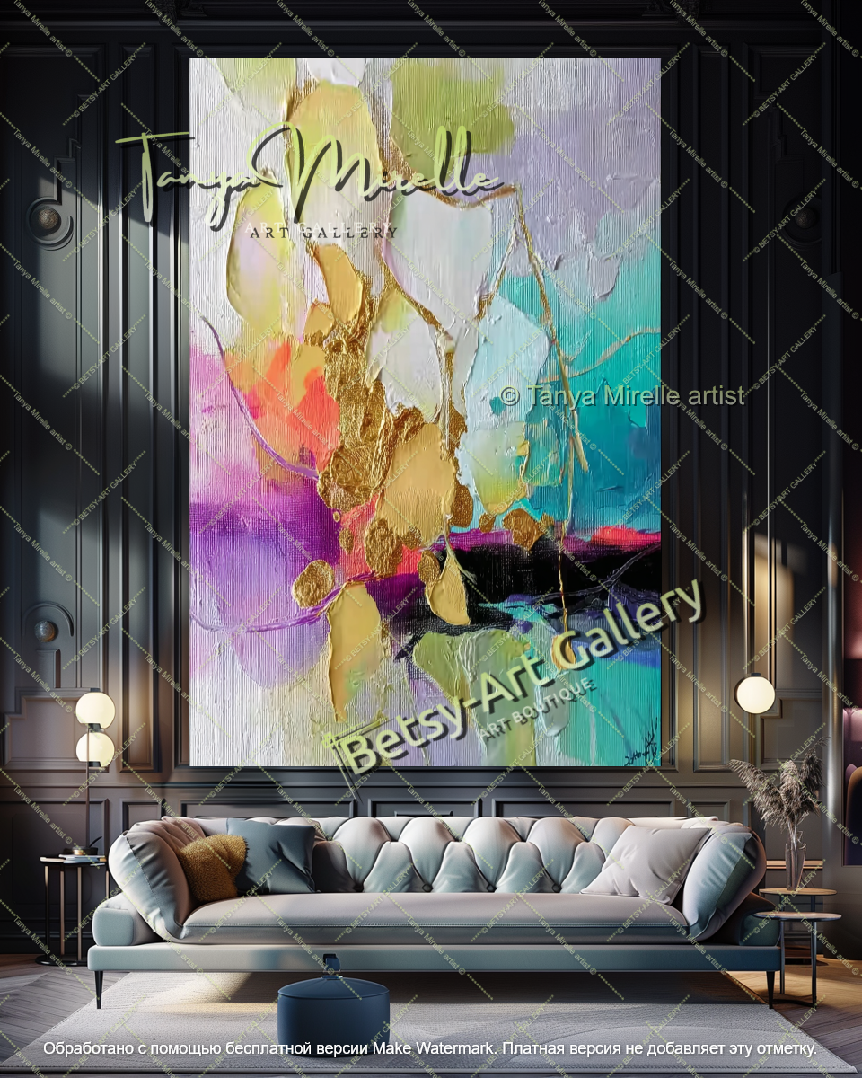 Contemporary Colorful Abstract Wall Art