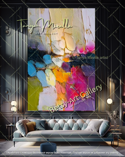 Contemporary Colorful Abstract Wall Art