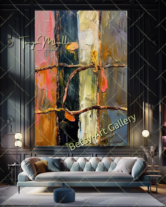 Colorful Abstract Painting – Contemporary Wall Art #136