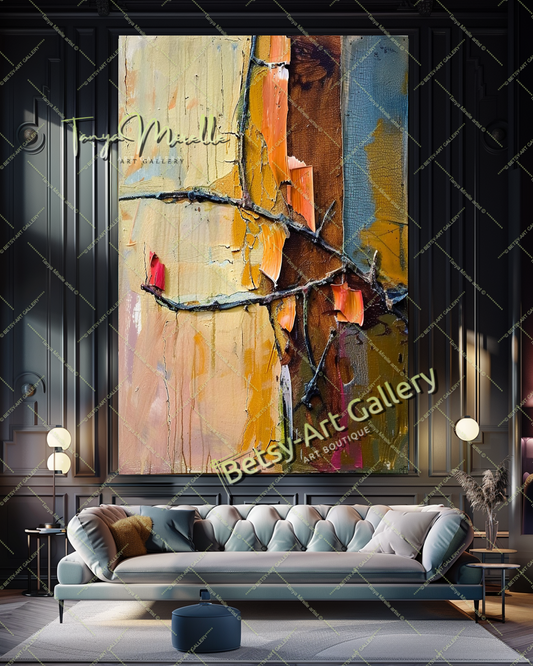 Colorful Abstract Painting – Contemporary Wall Art #137