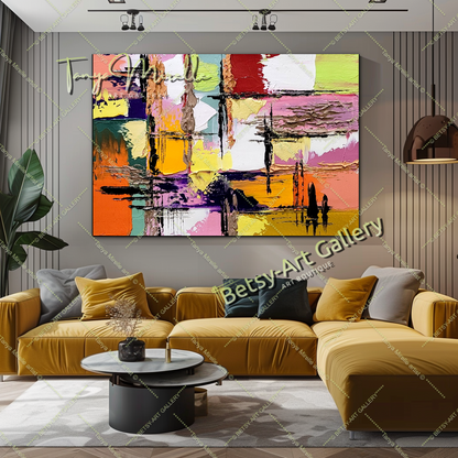 {{ product.title }} canvas artwork by Tanya Mirelle – modern wall decor – original artwork for home, living room, office, or gallery