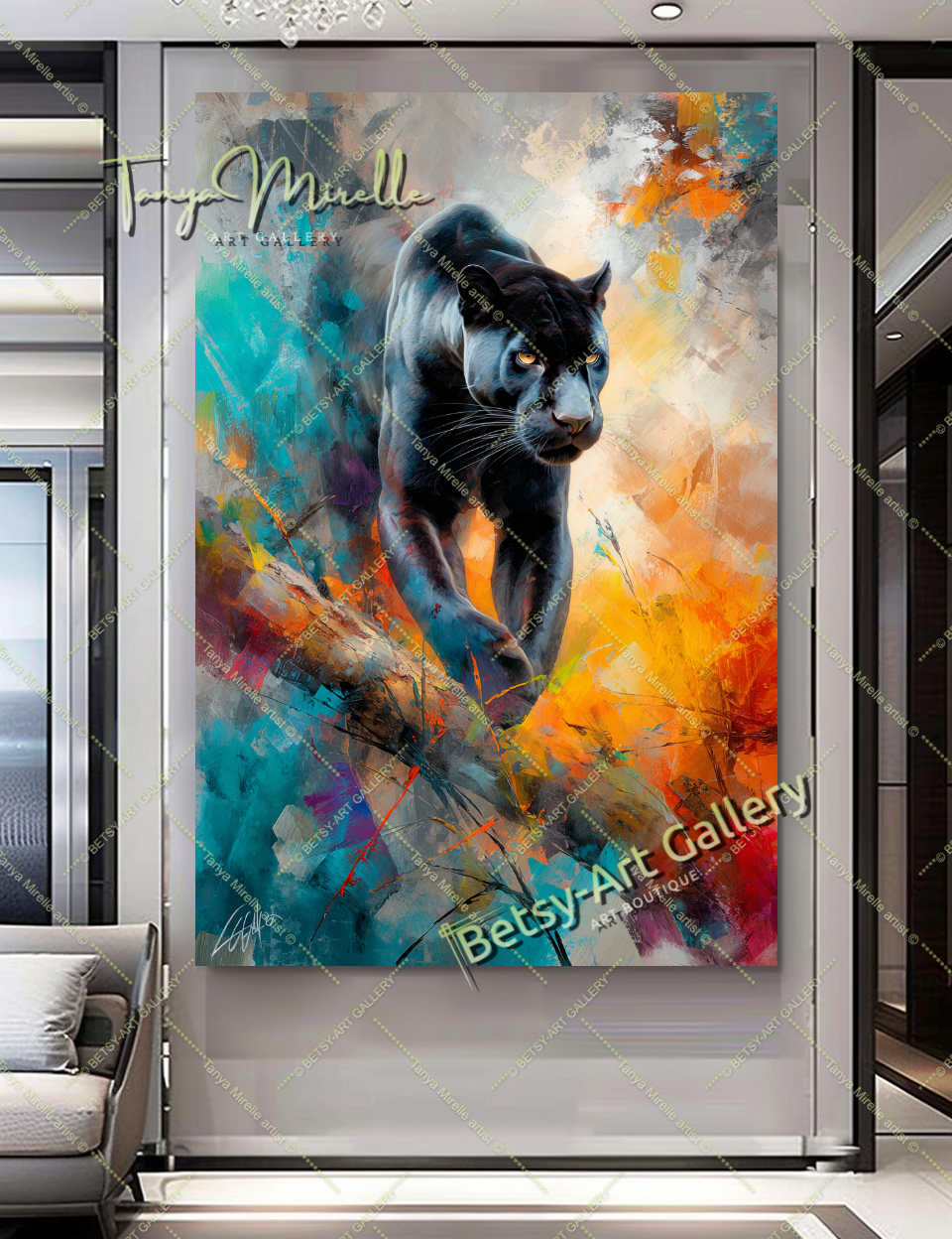 {{ product.title }} – {{ product.metafields.size | default: "Large" }} {{ product.metafields.technique | default: "Oil on Canvas" }} – {% if image.alt != blank %}{{ image.alt }}{% else %}{% if forloop.index0 == 0 %}Main view{% elsif forloop.index0 <= 2 %}Detail view{% else %}Close-up impasto texture{% endif %}{% endif %} by Tanya Mirelle – original artwork for home, living room, office, or gallery