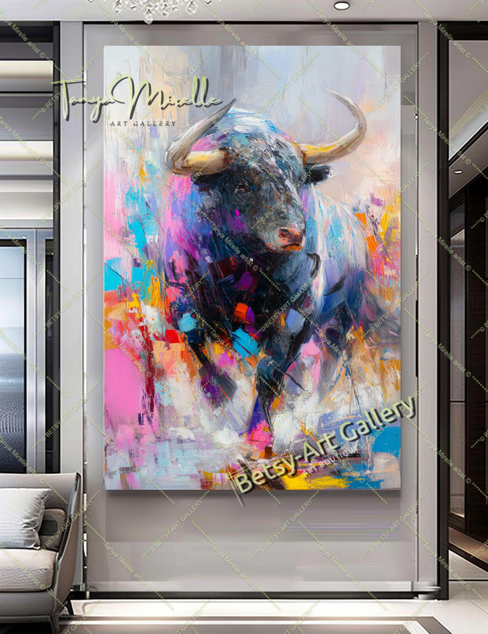 {{ product.title }} – {{ product.metafields.size | default: "Large" }} {{ product.metafields.technique | default: "Oil on Canvas" }} – {% if image.alt != blank %}{{ image.alt }}{% else %}{% if forloop.index0 == 0 %}Main view{% elsif forloop.index0 <= 2 %}Detail view{% else %}Close-up impasto texture{% endif %}{% endif %} by Tanya Mirelle – original artwork for home, living room, office, or gallery