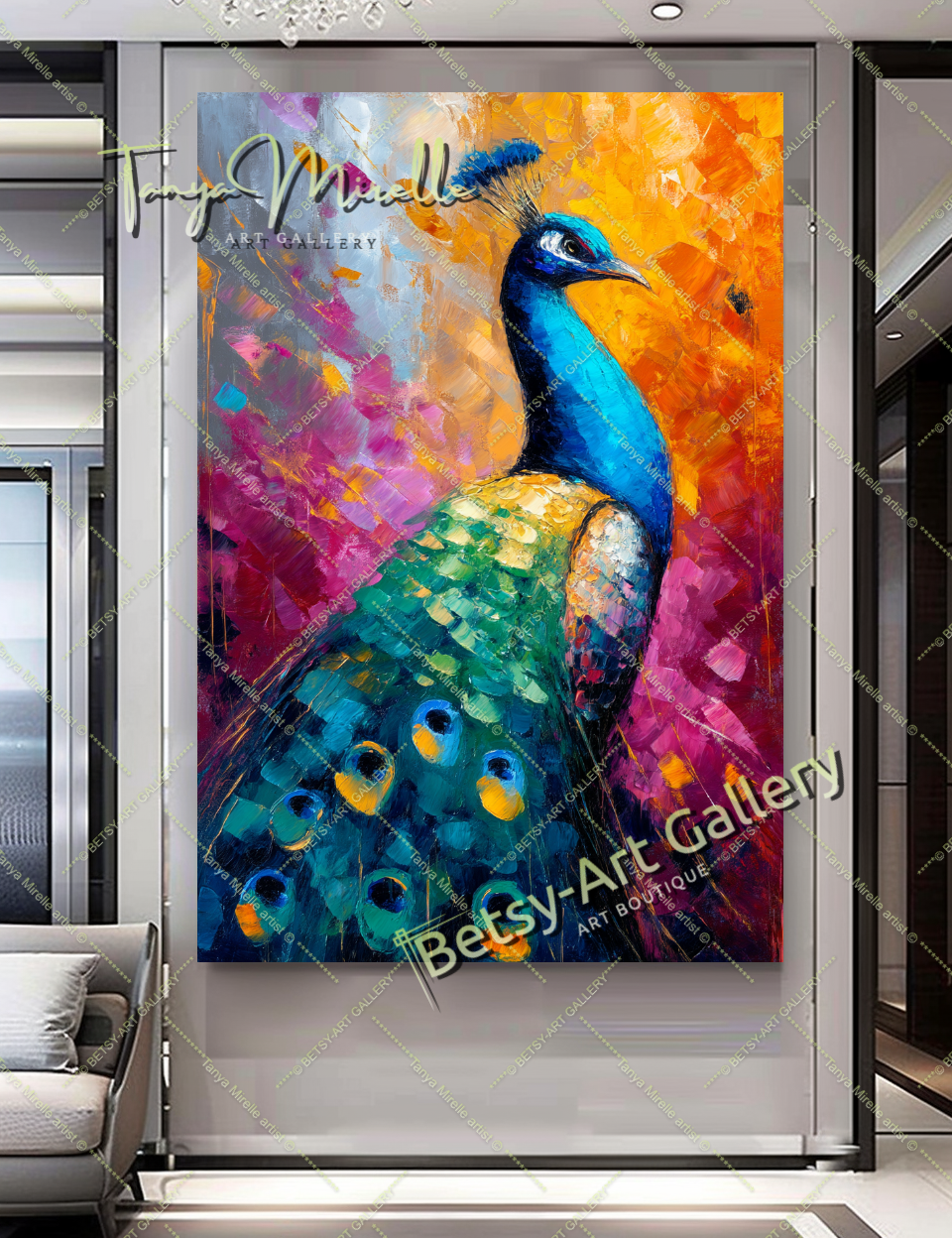 {{ product.title }} – {{ product.metafields.size | default: "Large" }} {{ product.metafields.technique | default: "Oil on Canvas" }} – {% if image.alt != blank %}{{ image.alt }}{% else %}{% if forloop.index0 == 0 %}Main view{% elsif forloop.index0 <= 2 %}Detail view{% else %}Close-up impasto texture{% endif %}{% endif %} by Tanya Mirelle – original artwork for home, living room, office, or gallery