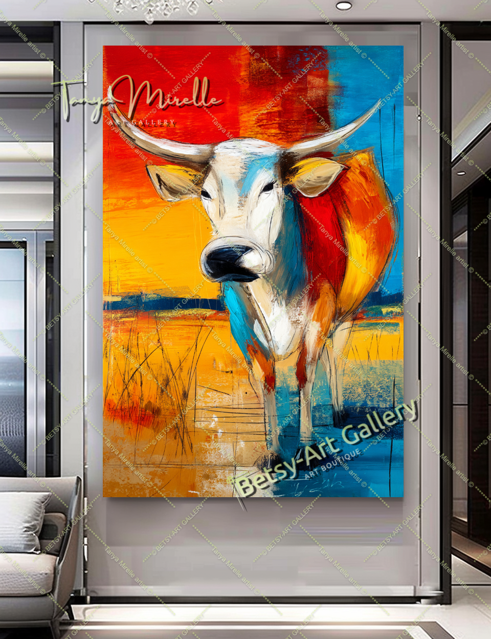 {{ product.title }} – {{ product.metafields.size | default: "Large" }} {{ product.metafields.technique | default: "Oil on Canvas" }} – {% if image.alt != blank %}{{ image.alt }}{% else %}{% if forloop.index0 == 0 %}Main view{% elsif forloop.index0 <= 2 %}Detail view{% else %}Close-up impasto texture{% endif %}{% endif %} by Tanya Mirelle – original artwork for home, living room, office, or gallery