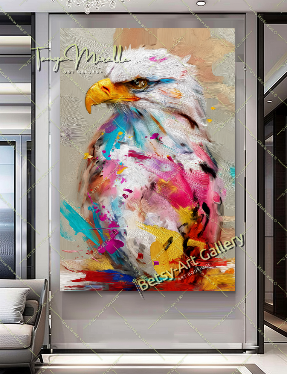 {{ product.title }} – {{ product.metafields.size | default: "Large" }} {{ product.metafields.technique | default: "Oil on Canvas" }} – {% if image.alt != blank %}{{ image.alt }}{% else %}{% if forloop.index0 == 0 %}Main view{% elsif forloop.index0 <= 2 %}Detail view{% else %}Close-up impasto texture{% endif %}{% endif %} by Tanya Mirelle – original artwork for home, living room, office, or gallery