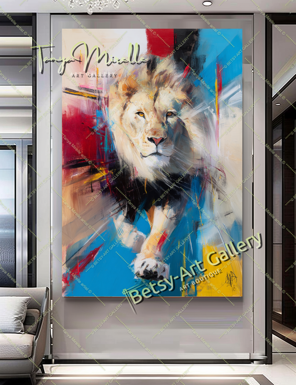 {{ product.title }} – {{ product.metafields.size | default: "Large" }} {{ product.metafields.technique | default: "Oil on Canvas" }} – {% if image.alt != blank %}{{ image.alt }}{% else %}{% if forloop.index0 == 0 %}Main view{% elsif forloop.index0 <= 2 %}Detail view{% else %}Close-up impasto texture{% endif %}{% endif %} by Tanya Mirelle – original artwork for home, living room, office, or gallery