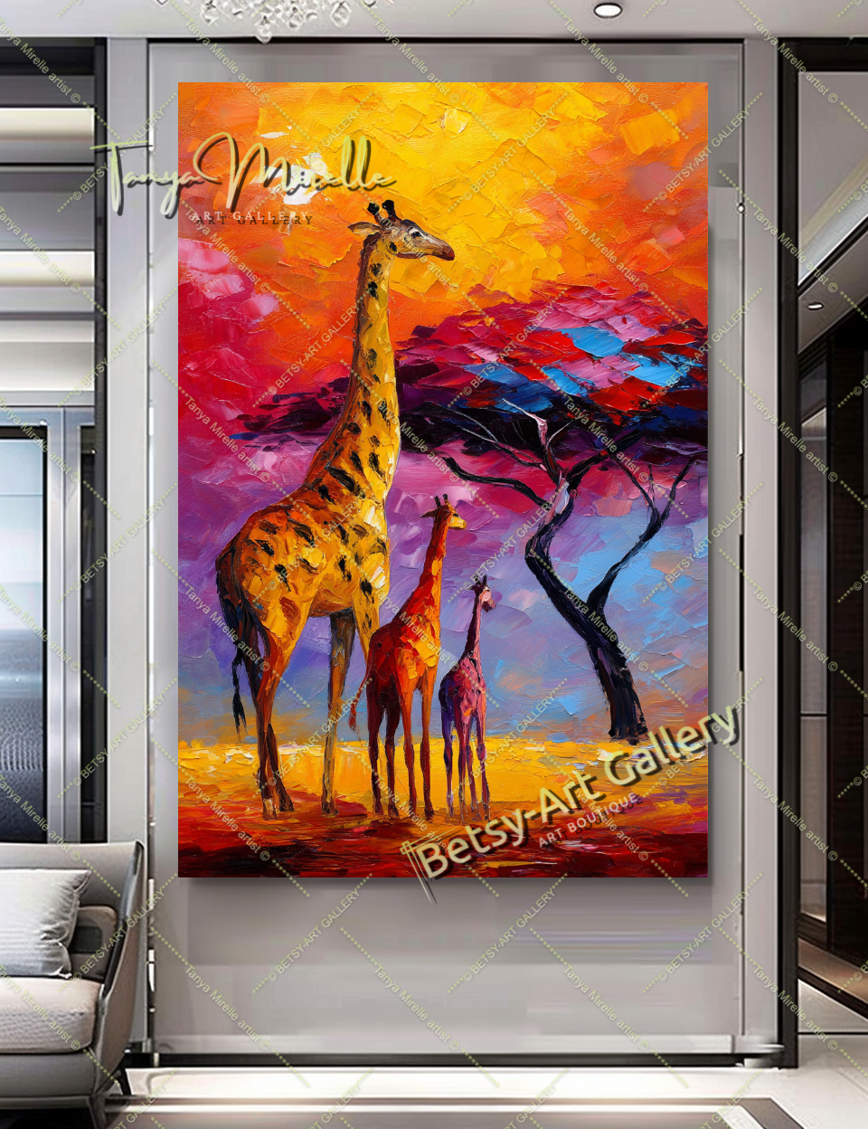 {{ product.title }} – {{ product.metafields.size | default: "Large" }} {{ product.metafields.technique | default: "Oil on Canvas" }} – {% if image.alt != blank %}{{ image.alt }}{% else %}{% if forloop.index0 == 0 %}Main view{% elsif forloop.index0 <= 2 %}Detail view{% else %}Close-up impasto texture{% endif %}{% endif %} by Tanya Mirelle – original artwork for home, living room, office, or gallery