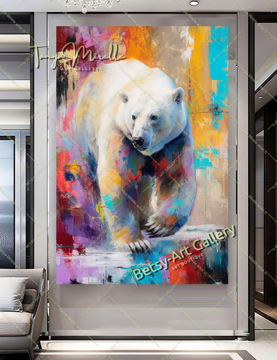 {{ product.title }} – {{ product.metafields.size | default: "Large" }} {{ product.metafields.technique | default: "Oil on Canvas" }} – {% if image.alt != blank %}{{ image.alt }}{% else %}{% if forloop.index0 == 0 %}Main view{% elsif forloop.index0 <= 2 %}Detail view{% else %}Close-up impasto texture{% endif %}{% endif %} by Tanya Mirelle – original artwork for home, living room, office, or gallery