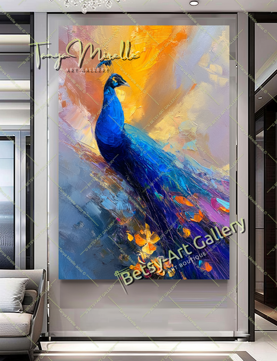 {{ product.title }} – {{ product.metafields.size | default: "Large" }} {{ product.metafields.technique | default: "Oil on Canvas" }} – {% if image.alt != blank %}{{ image.alt }}{% else %}{% if forloop.index0 == 0 %}Main view{% elsif forloop.index0 <= 2 %}Detail view{% else %}Close-up impasto texture{% endif %}{% endif %} by Tanya Mirelle – original artwork for home, living room, office, or gallery