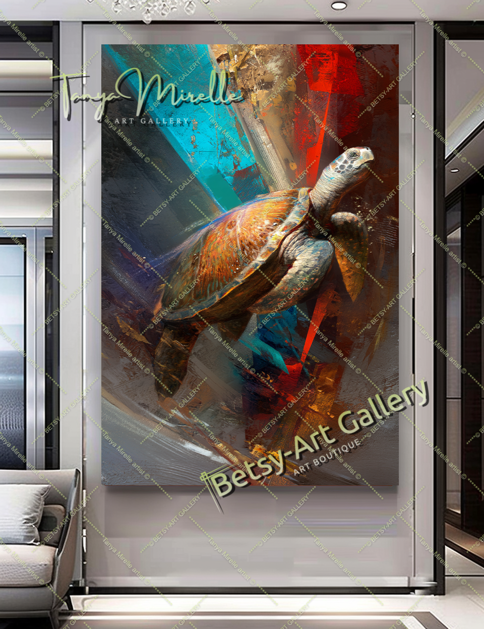 {{ product.title }} – {{ product.metafields.size | default: "Large" }} {{ product.metafields.technique | default: "Oil on Canvas" }} – {% if image.alt != blank %}{{ image.alt }}{% else %}{% if forloop.index0 == 0 %}Main view{% elsif forloop.index0 <= 2 %}Detail view{% else %}Close-up impasto texture{% endif %}{% endif %} by Tanya Mirelle – original artwork for home, living room, office, or gallery