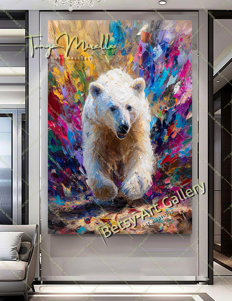 {{ product.title }} – {{ product.metafields.size | default: "Large" }} {{ product.metafields.technique | default: "Oil on Canvas" }} – {% if image.alt != blank %}{{ image.alt }}{% else %}{% if forloop.index0 == 0 %}Main view{% elsif forloop.index0 <= 2 %}Detail view{% else %}Close-up impasto texture{% endif %}{% endif %} by Tanya Mirelle – original artwork for home, living room, office, or gallery