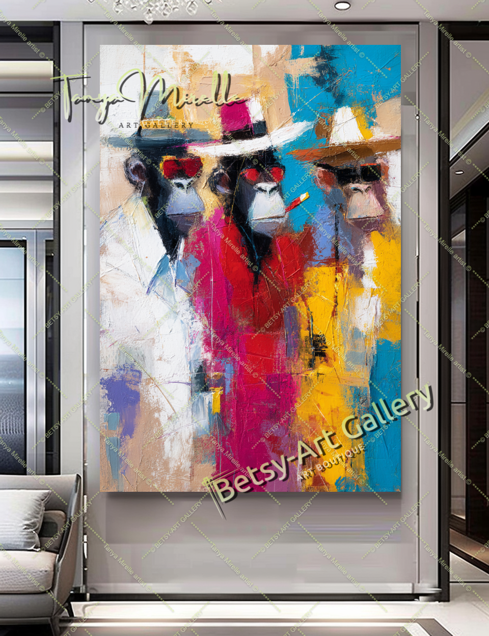 {{ product.title }} – {{ product.metafields.size | default: "Large" }} {{ product.metafields.technique | default: "Oil on Canvas" }} – {% if image.alt != blank %}{{ image.alt }}{% else %}{% if forloop.index0 == 0 %}Main view{% elsif forloop.index0 <= 2 %}Detail view{% else %}Close-up impasto texture{% endif %}{% endif %} by Tanya Mirelle – original artwork for home, living room, office, or gallery