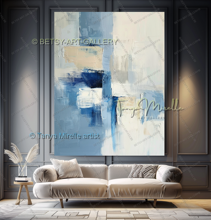 Plum Silence Abstract Canvas – Modern Wall Art for Living Room