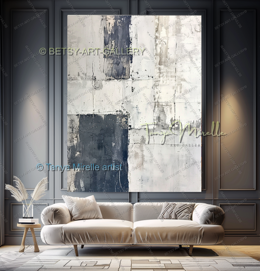 {{ product.title }} canvas artwork by Tanya Mirelle – modern wall decor – original artwork for home, living room, office, or gallery