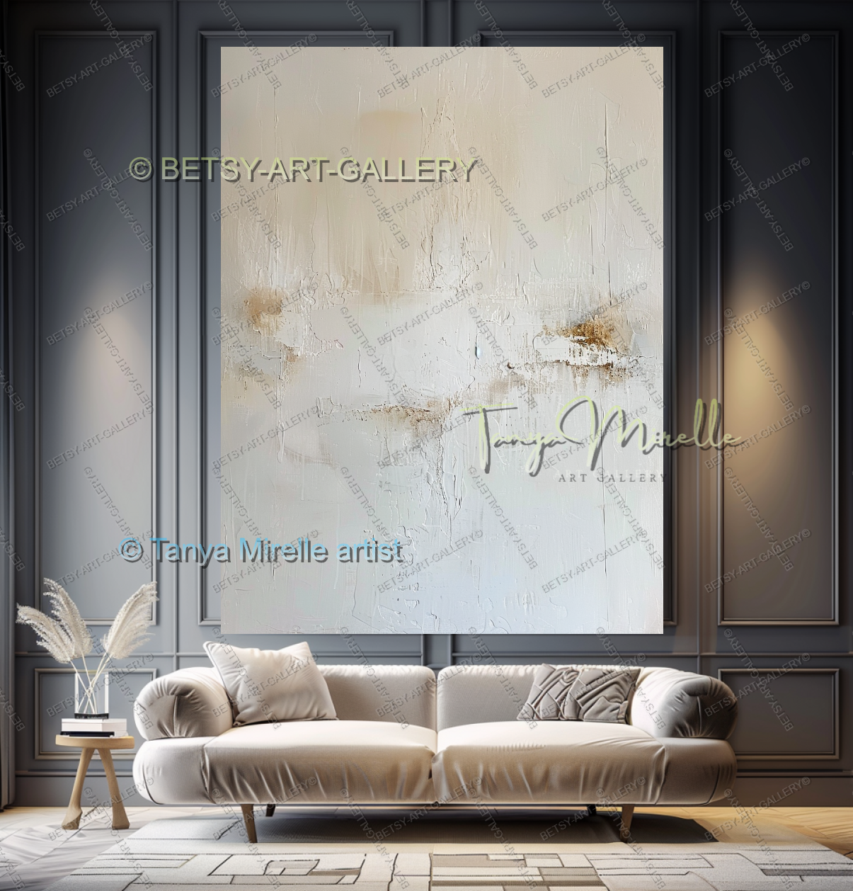 Contemporary Desert Art – Textured Canvas Art for Wall Decor