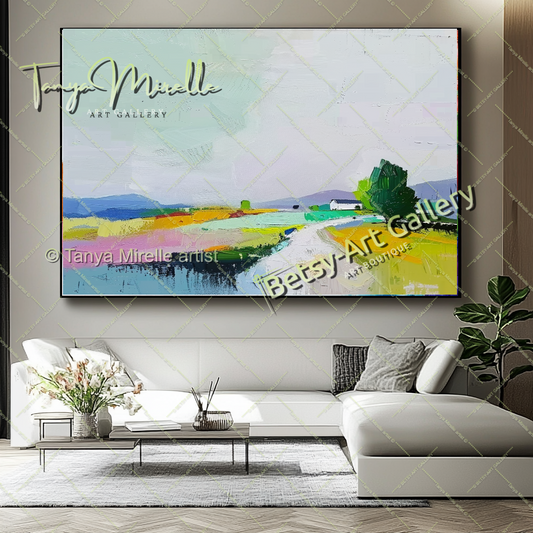 {{ product.title }} canvas artwork by Tanya Mirelle – modern wall decor – original artwork for home, living room, office, or gallery