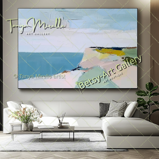 {{ product.title }} canvas artwork by Tanya Mirelle – modern wall decor – original artwork for home, living room, office, or gallery