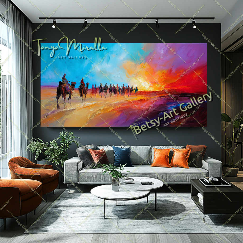 {{ product.title }} canvas artwork by Tanya Mirelle – modern wall decor – original artwork for home, living room, office, or gallery