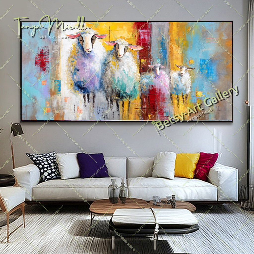 {{ product.title }} canvas artwork by Tanya Mirelle – modern wall decor – original artwork for home, living room, office, or gallery