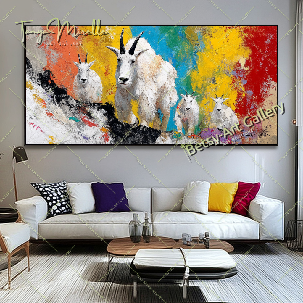 {{ product.title }} canvas artwork by Tanya Mirelle – modern wall decor – original artwork for home, living room, office, or gallery