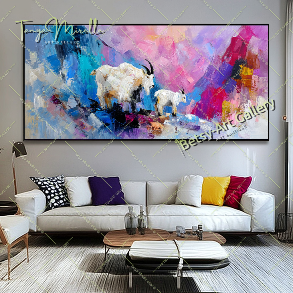 {{ product.title }} canvas artwork by Tanya Mirelle – modern wall decor – original artwork for home, living room, office, or gallery