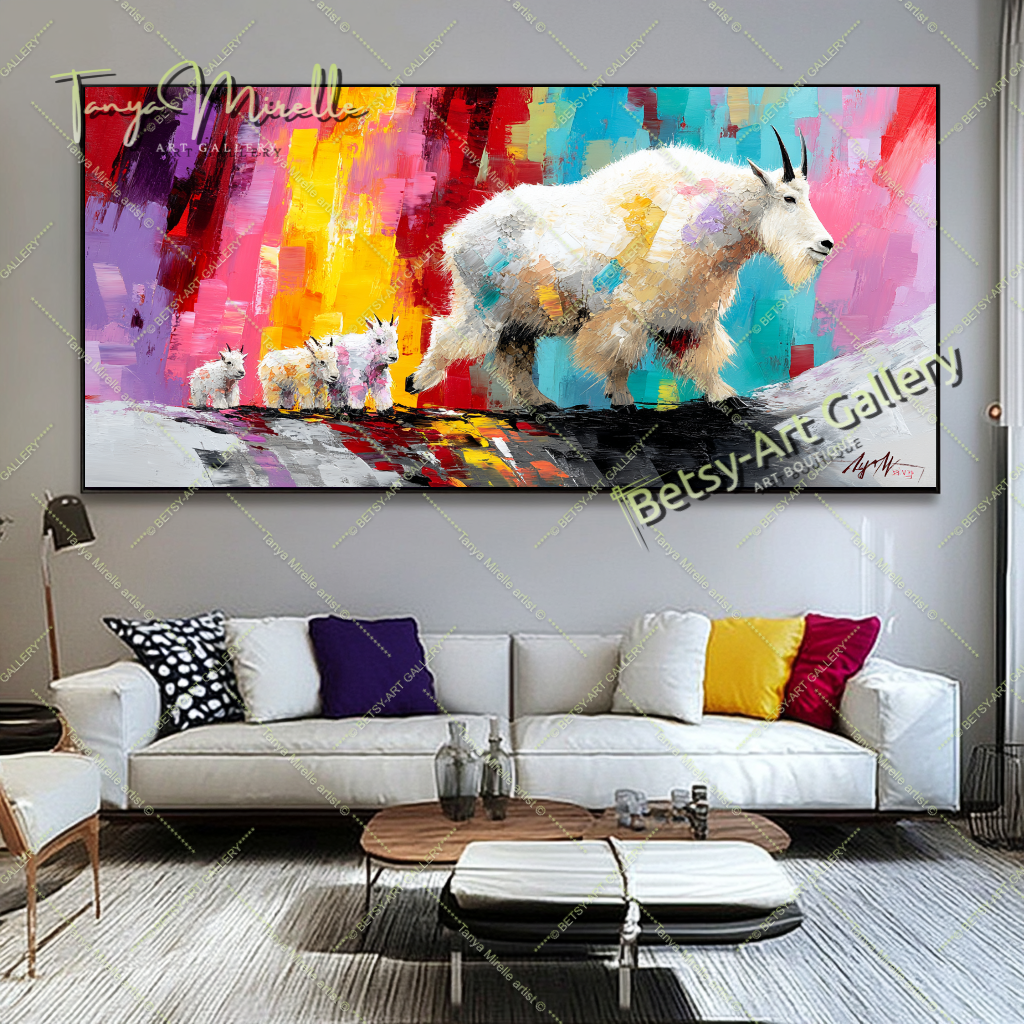 {{ product.title }} canvas artwork by Tanya Mirelle – modern wall decor – original artwork for home, living room, office, or gallery