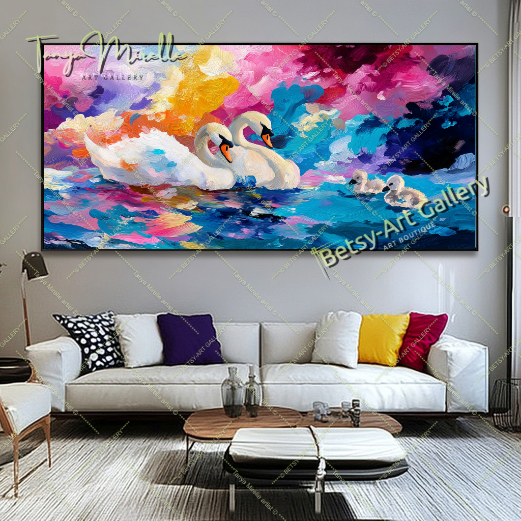 {{ product.title }} canvas artwork by Tanya Mirelle – modern wall decor – original artwork for home, living room, office, or gallery